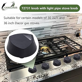 調理器具 727GK Amazon.com: dacor Stove top knobs 72731 Knobs with Light